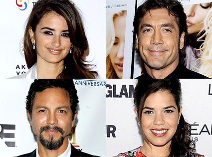 Penelope Cruz, Javier Bardem, Benjamin Bratt, America Ferrera Penelope Cruz, Javier Bardem, Benjamin Bratt, America Ferrera